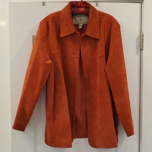 St. John's Bay Women's Rust Suede Jacket